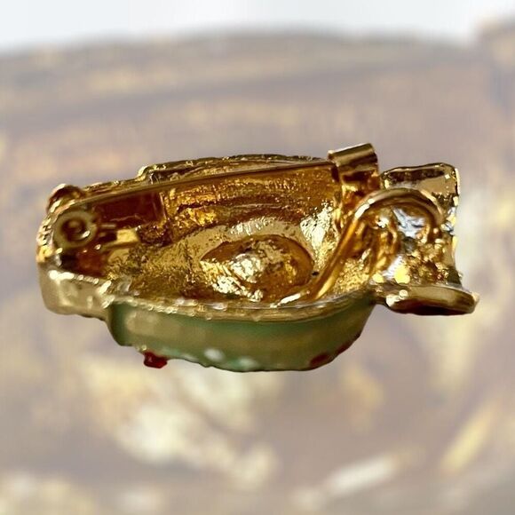 Vintage Style Goth Sugar Skull Brooch Pin Necklace Charm PINK - Picture 2 of 3